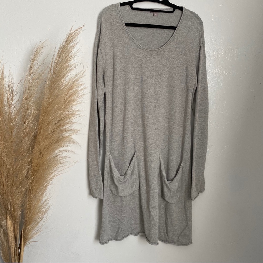 J.Jill Slouchy Tunic Long Sleeve Sweater Dress S